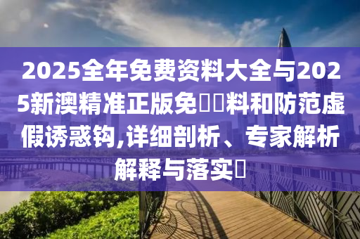 2025全年免費資料大全與2025新澳精準正版免費資料和防范虛假誘惑鉤,詳細剖析、專家解析解釋與落實?
